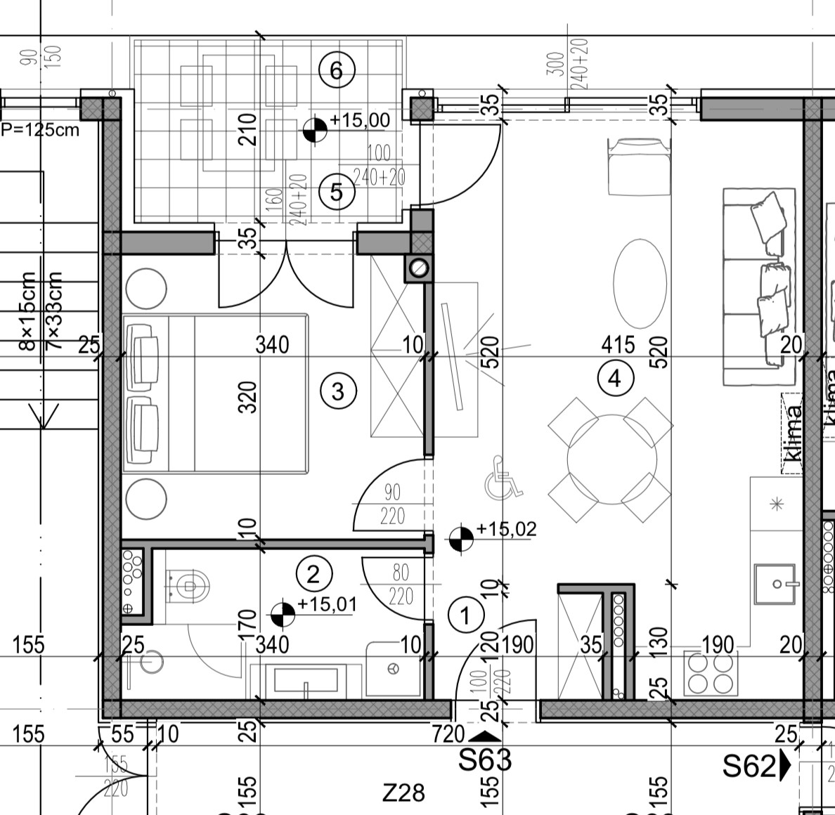 Квартира в Пуле, Хорватия, 47.13 м² - фото 4