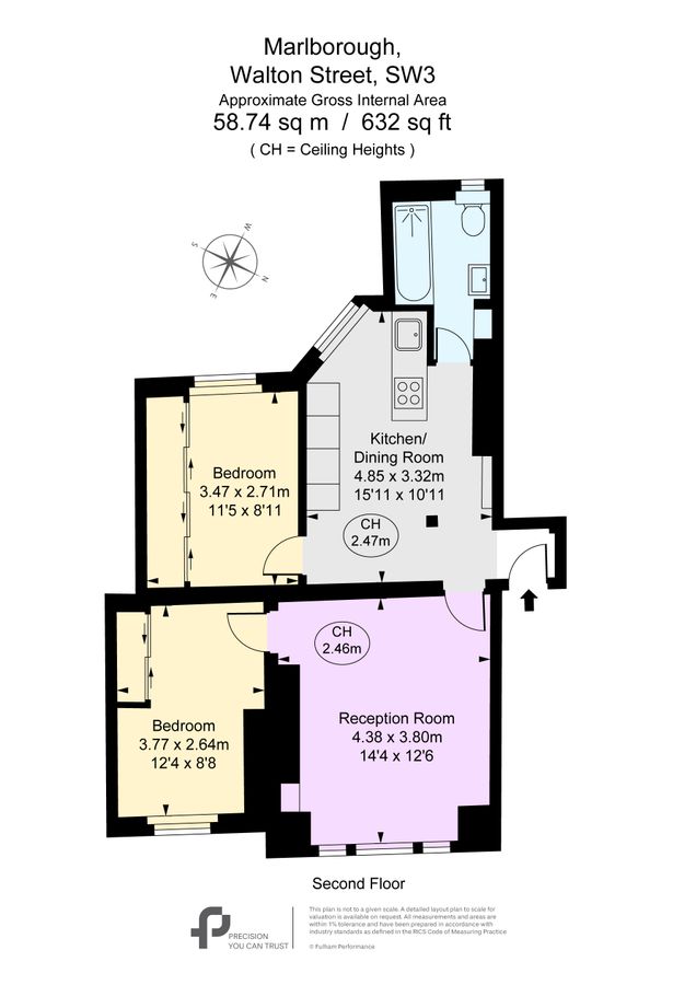 Квартира в Лондоне, Великобритания, 59 м² - фото 10