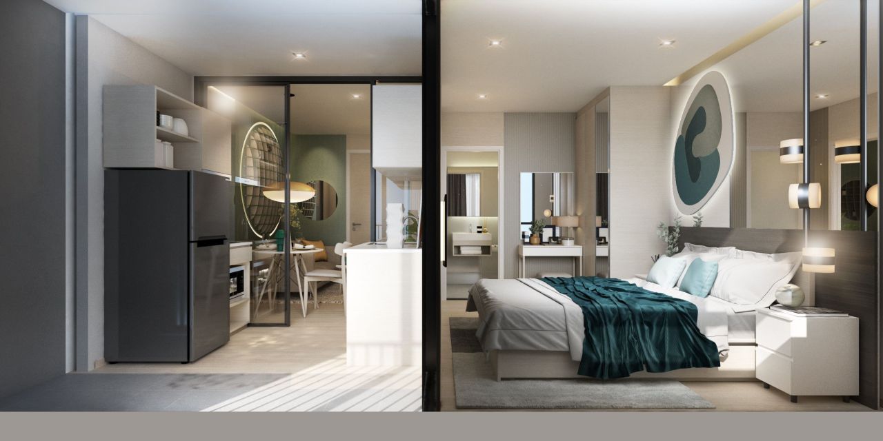 Апартаменты в Бангкоке, Таиланд, 28.04 м² - фото 4