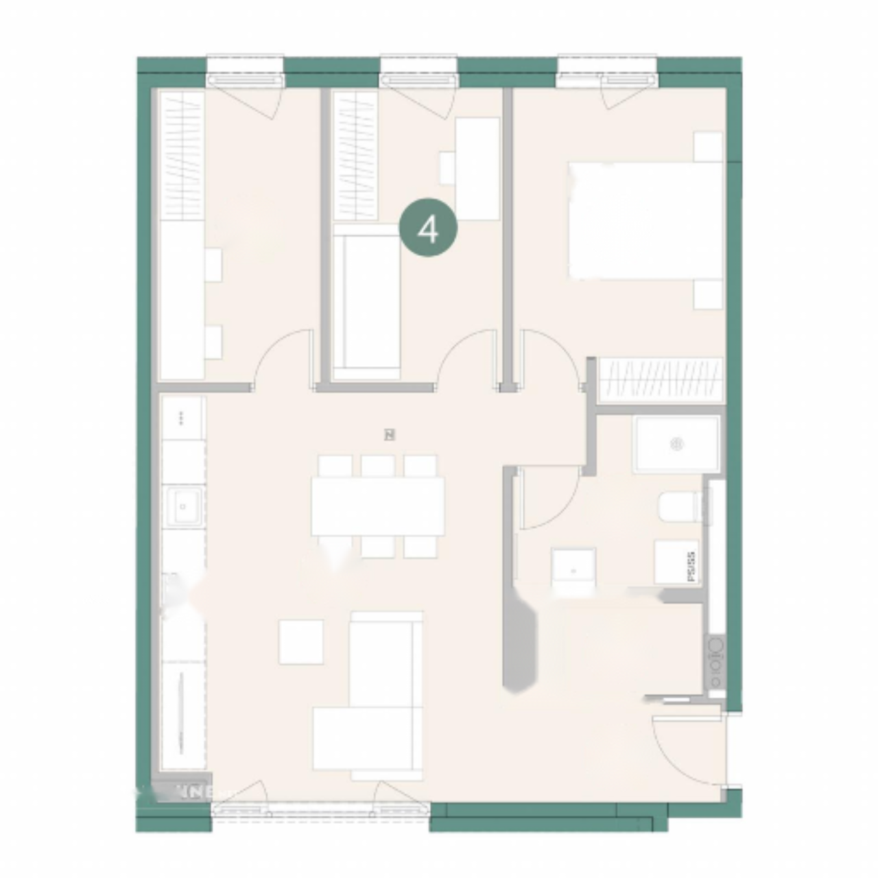 Квартира в Любляне, Словения, 70 м² - фото 8