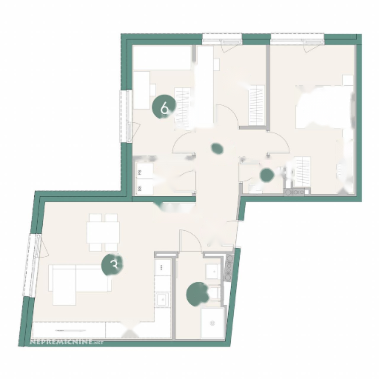 Квартира в Любляне, Словения, 82 м² - фото 8