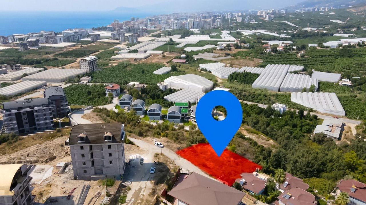 Земля в Алании, Турция, 388 м² - фото 1