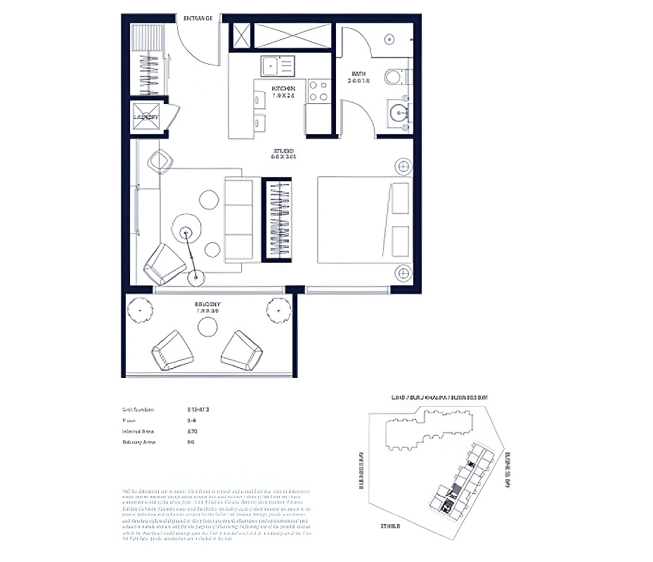 Студия в Дубае, ОАЭ, 51.9 м² - фото 9