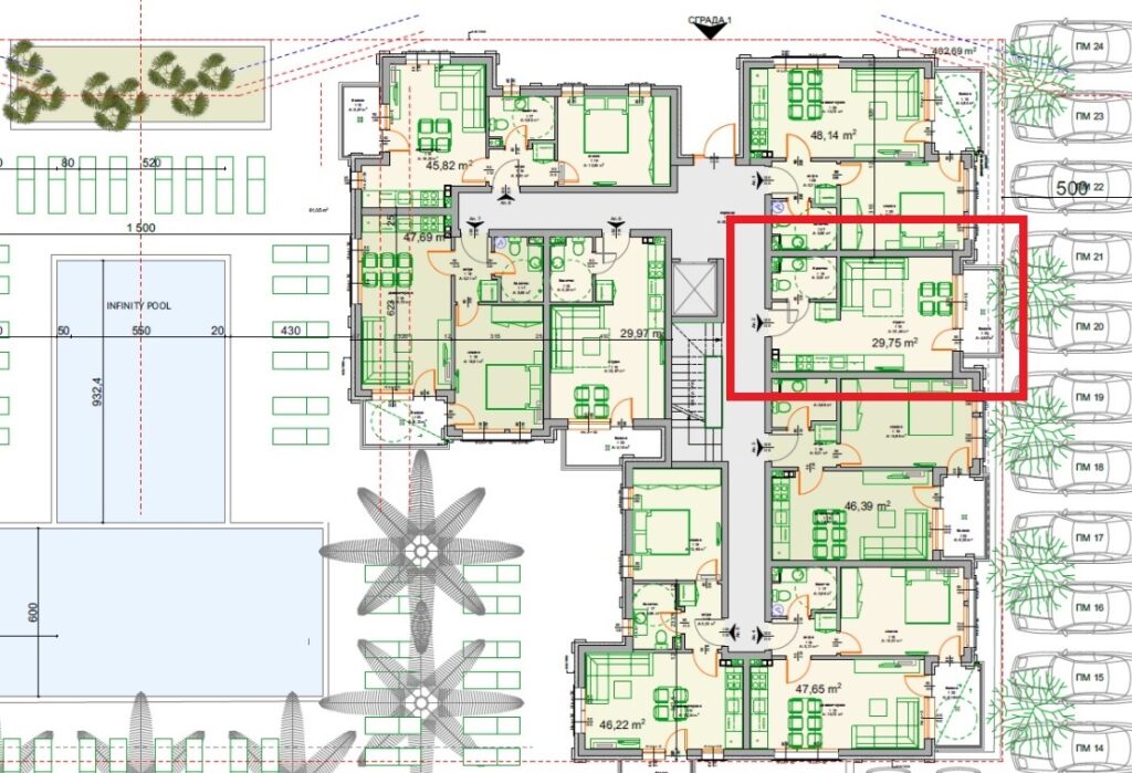 Студия в Равде, Болгария, 30 м² - фото 2