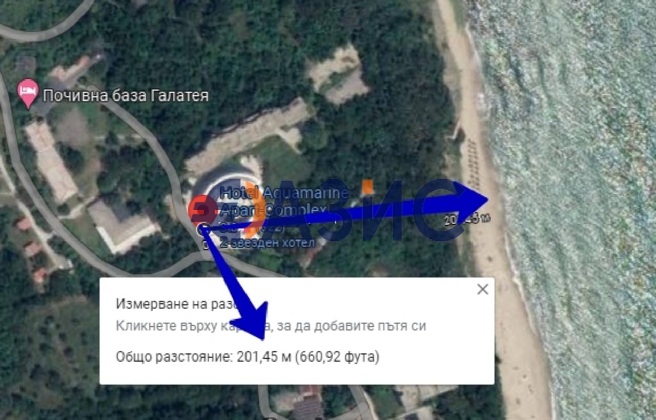 Апартаменты в Обзоре, Болгария, 65.5 м² - фото 16