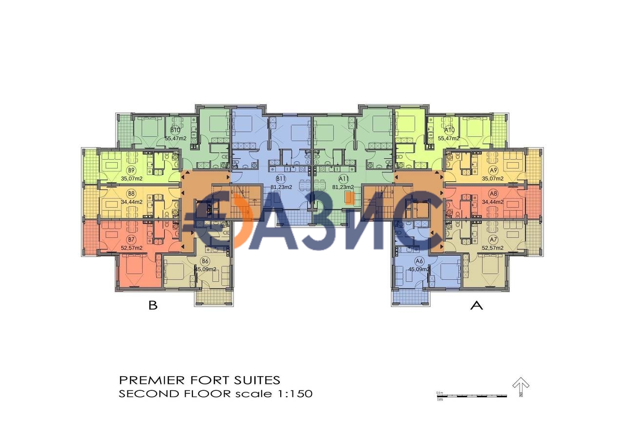 Апартаменты в Святом Власе, Болгария, 38.5 м² - фото 19