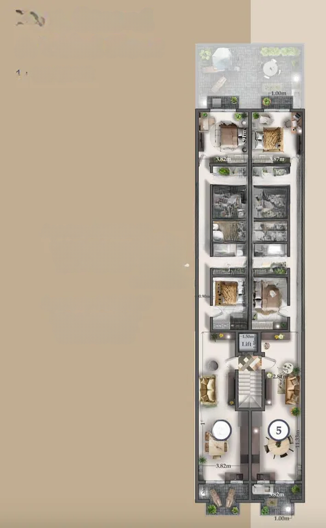 Квартира в Сан-Лоренце, Мальта, 123 м² - фото 2