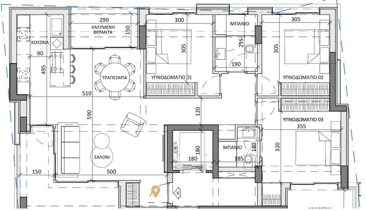 Пентхаус в Лимасоле, Кипр, 119 м² - фото 10