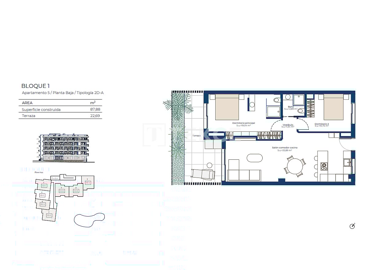 Апартаменты в Мурсии, Испания, 87 м² - фото 9