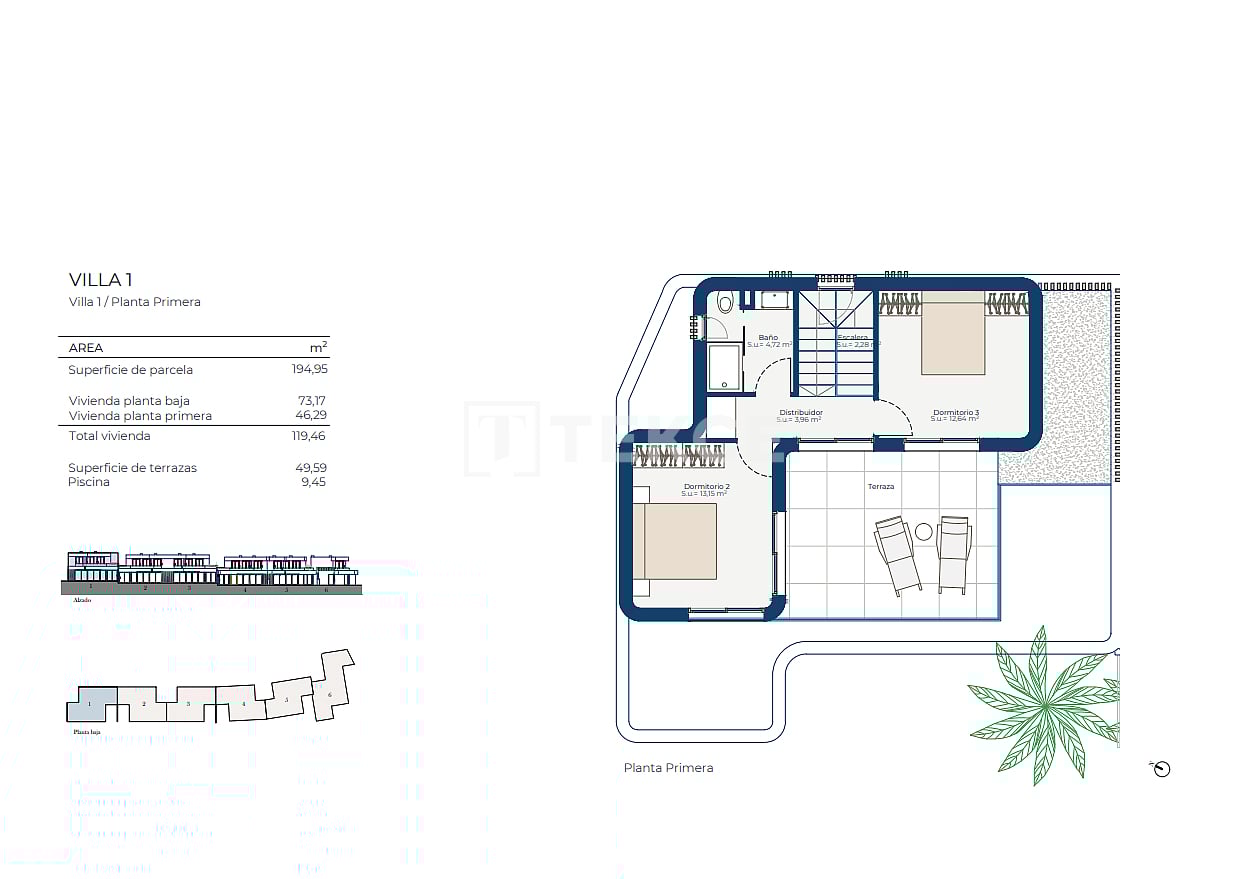 Вилла в Мурсии, Испания, 119 м² - фото 9