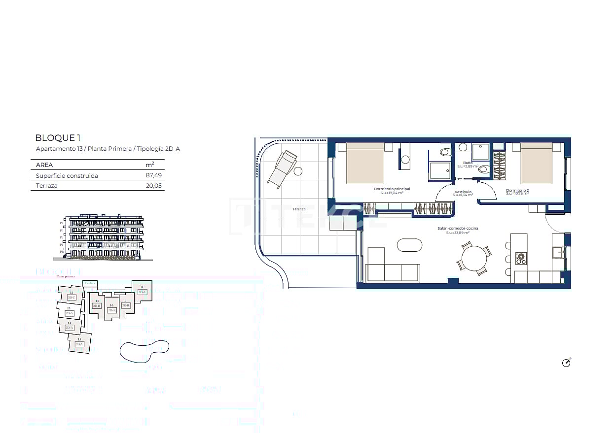 Апартаменты в Мурсии, Испания, 98 м² - фото 11