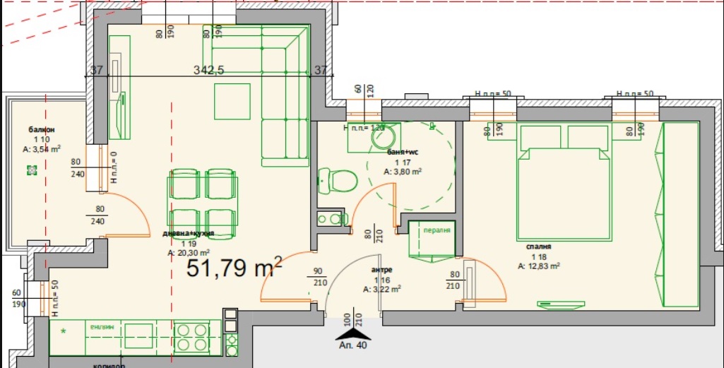 Квартира в Равде, Болгария, 59 м² - фото 2