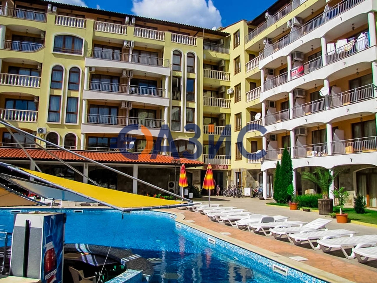 Апартаменты на Солнечном берегу, Болгария, 34 м² - фото 19