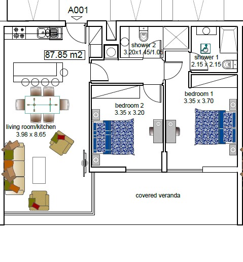 Апартаменты в Пафосе, Кипр, 106 м² - фото 6