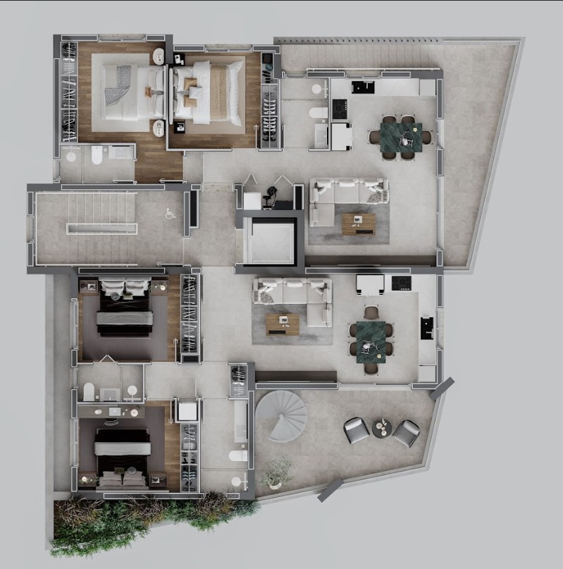 Апартаменты в Ларнаке, Кипр, 97 м² - фото 10