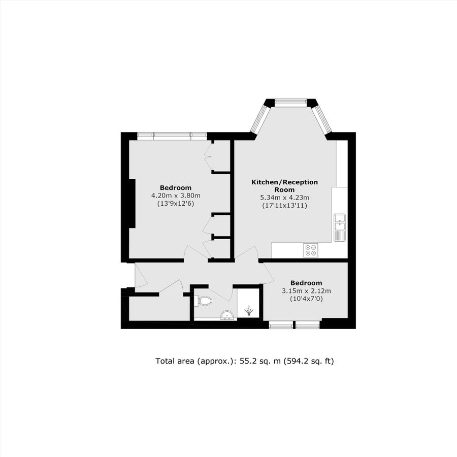 Квартира в Лондоне, Великобритания, 55 м² - фото 7