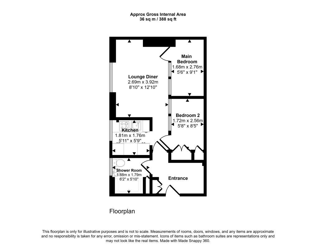 Квартира в Лондоне, Великобритания, 36 м² - фото 8