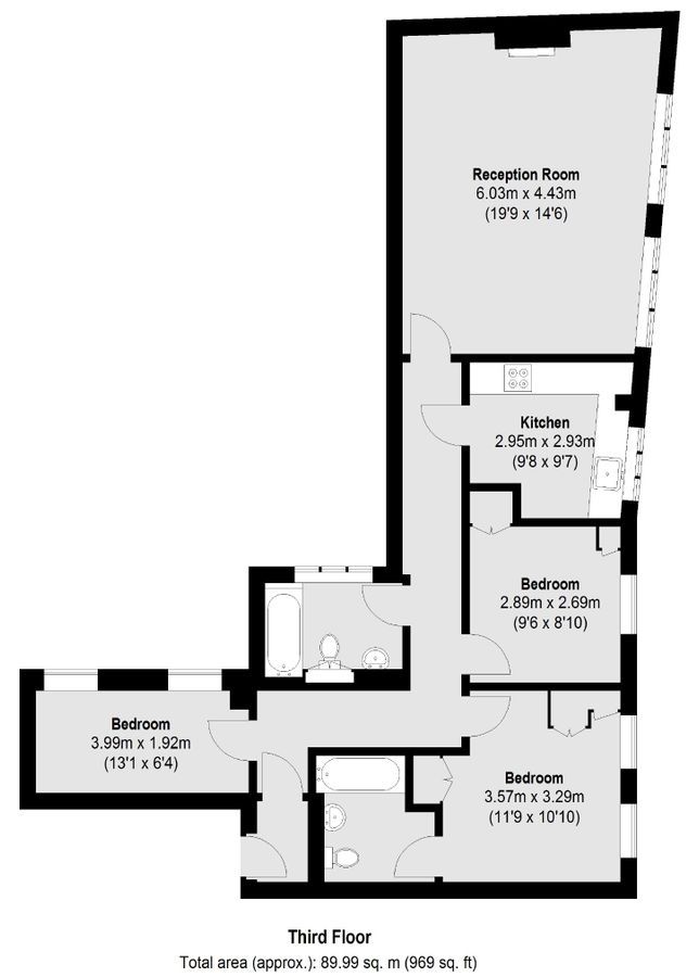 Квартира в Лондоне, Великобритания, 90 м² - фото 8
