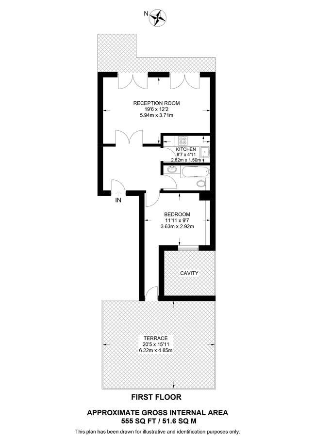 Квартира в Лондоне, Великобритания, 52 м² - фото 10