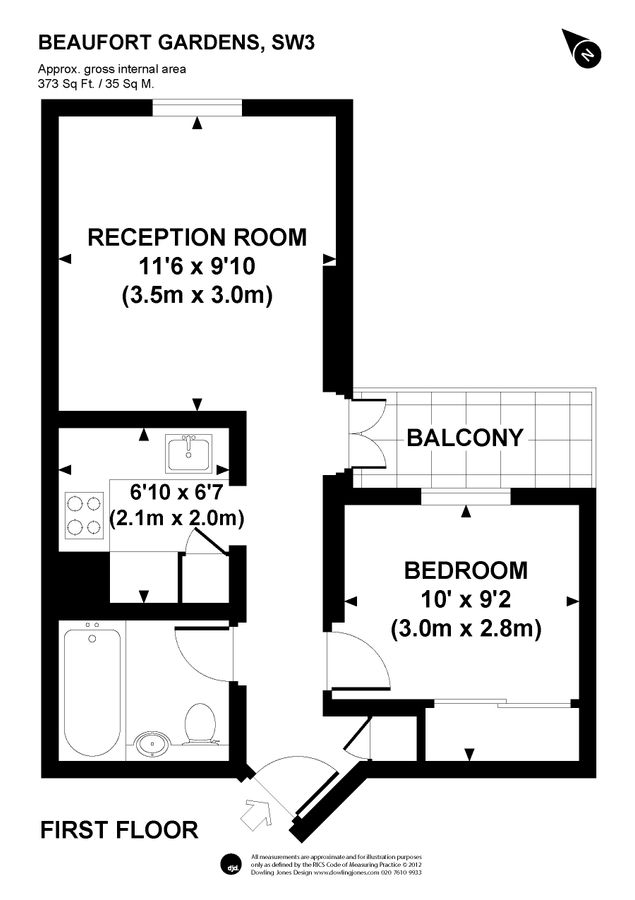 Квартира в Лондоне, Великобритания, 35 м² - фото 10