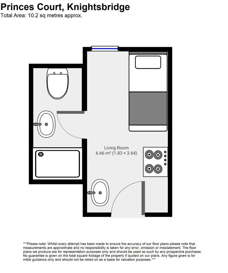 Квартира в Лондоне, Великобритания, 10 м² - фото 12