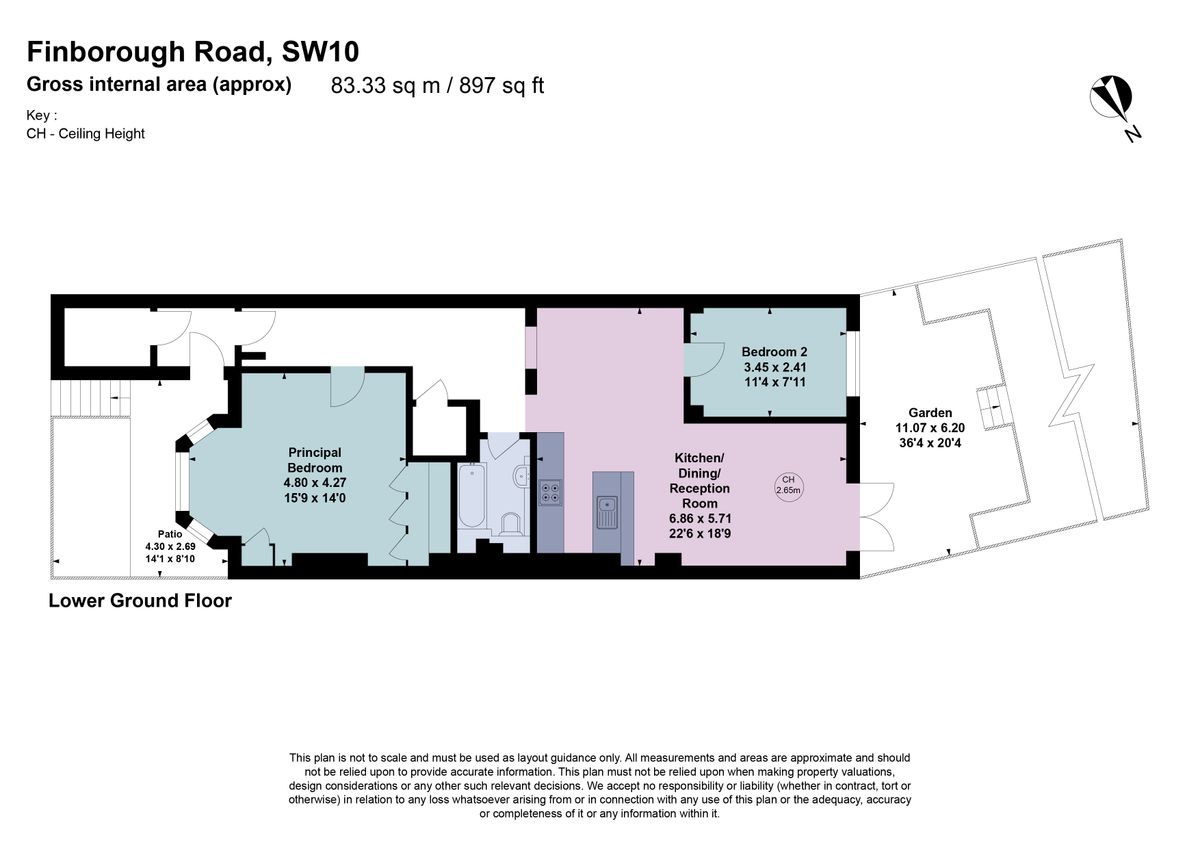 Квартира в Лондоне, Великобритания, 83 м² - фото 13