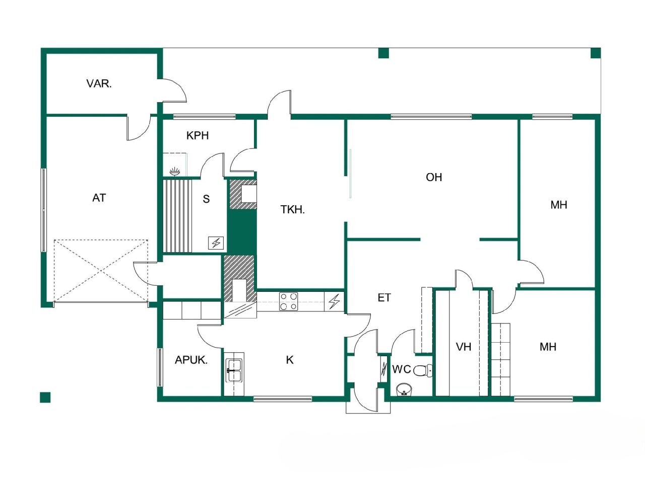 Дом в Руовеси, Финляндия, 126 м² - фото 2