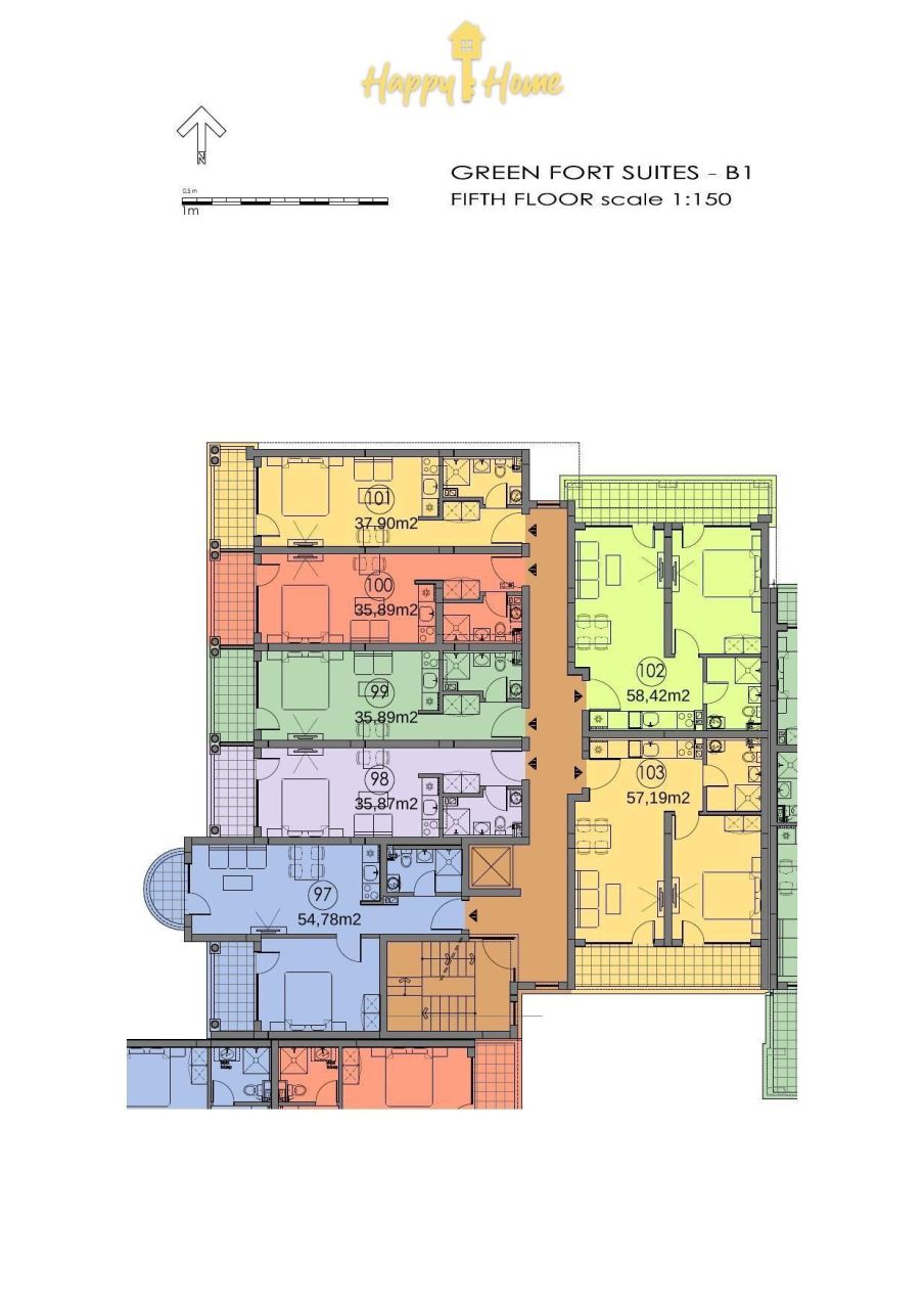 Студия на Солнечном берегу, Болгария, 42 м² - фото 15