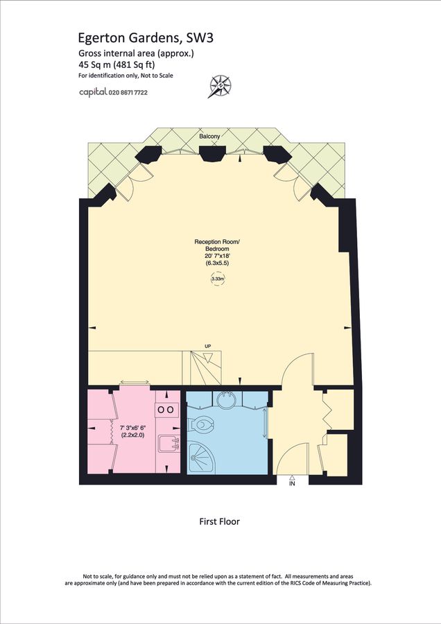 Квартира в Лондоне, Великобритания, 45 м² - фото 6