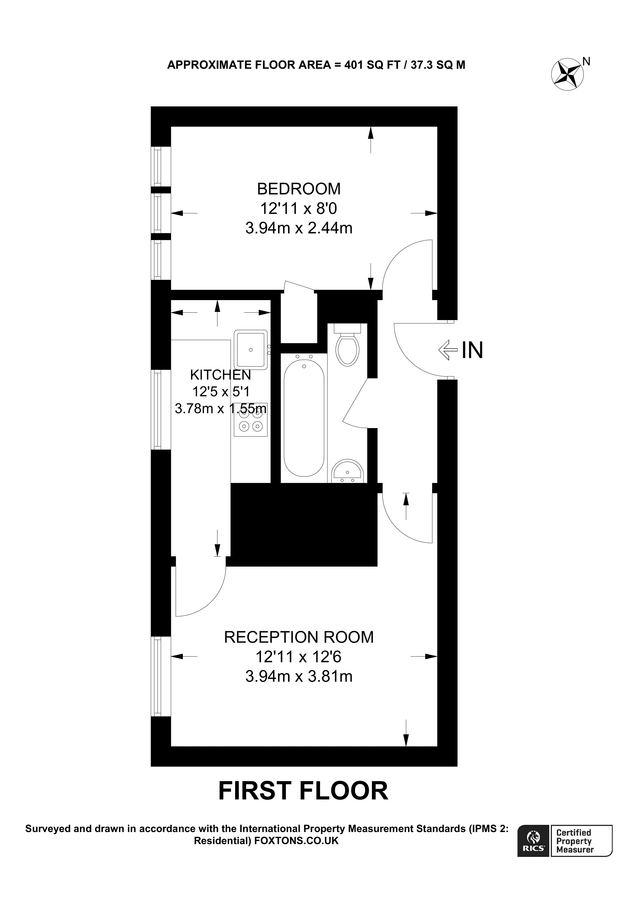 Квартира в Лондоне, Великобритания, 37 м² - фото 7