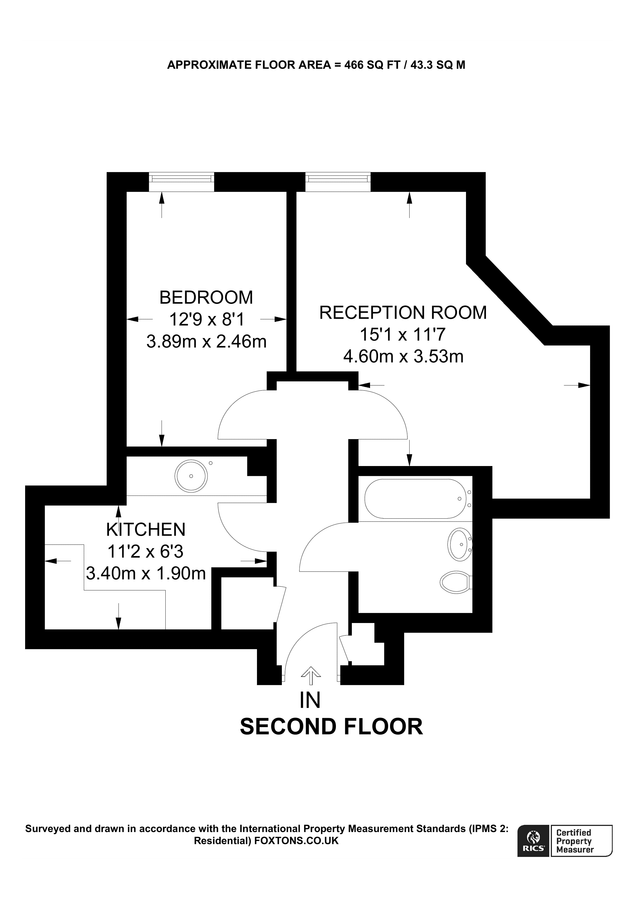 Квартира в Лондоне, Великобритания, 43 м² - фото 7