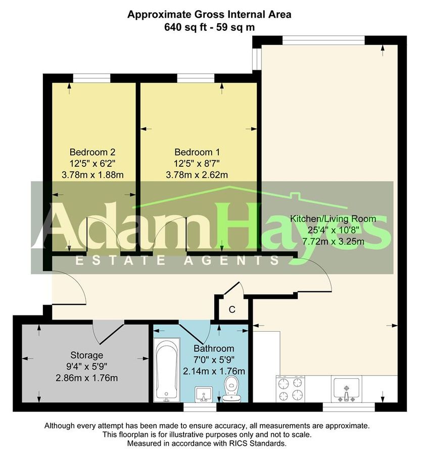 Квартира в Лондоне, Великобритания, 59 м² - фото 8