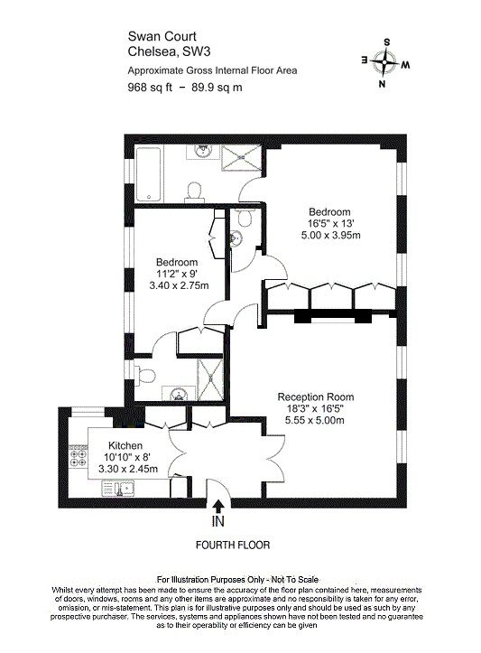 Квартира в Лондоне, Великобритания, 90 м² - фото 8
