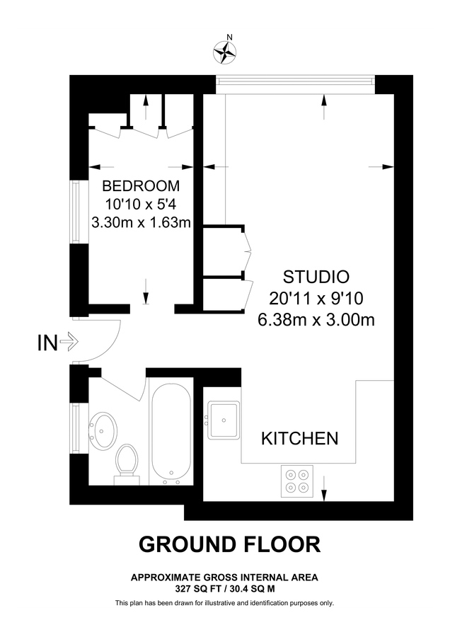 Квартира в Лондоне, Великобритания, 30 м² - фото 8