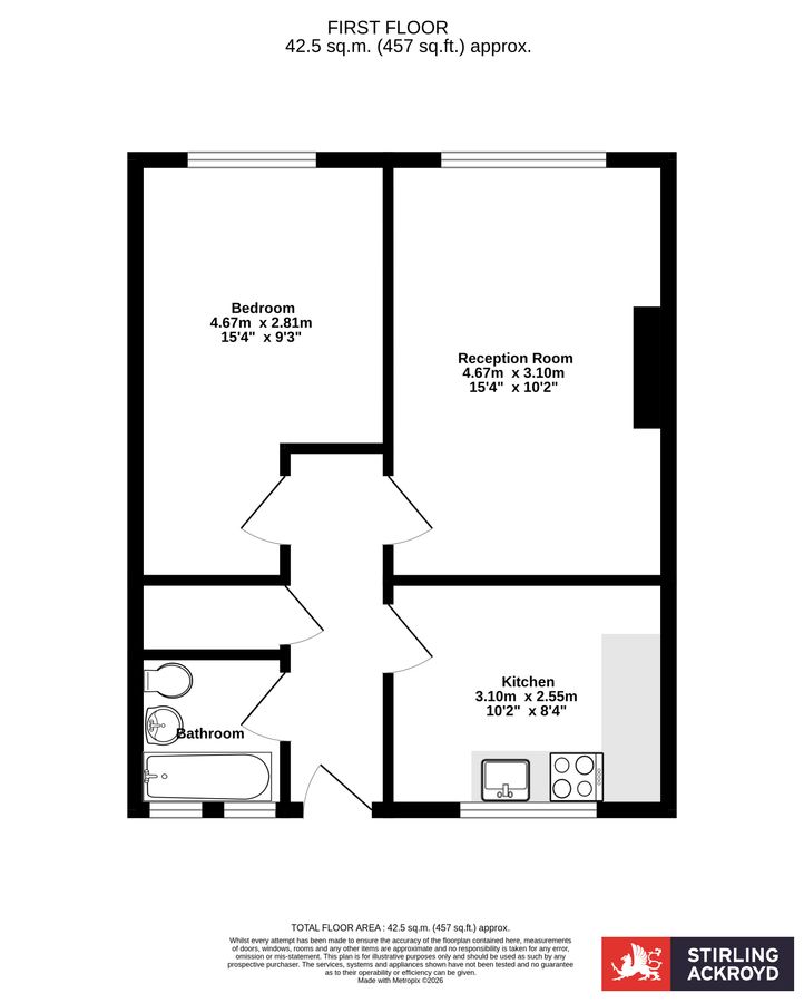 Квартира в Лондоне, Великобритания, 43 м² - фото 8