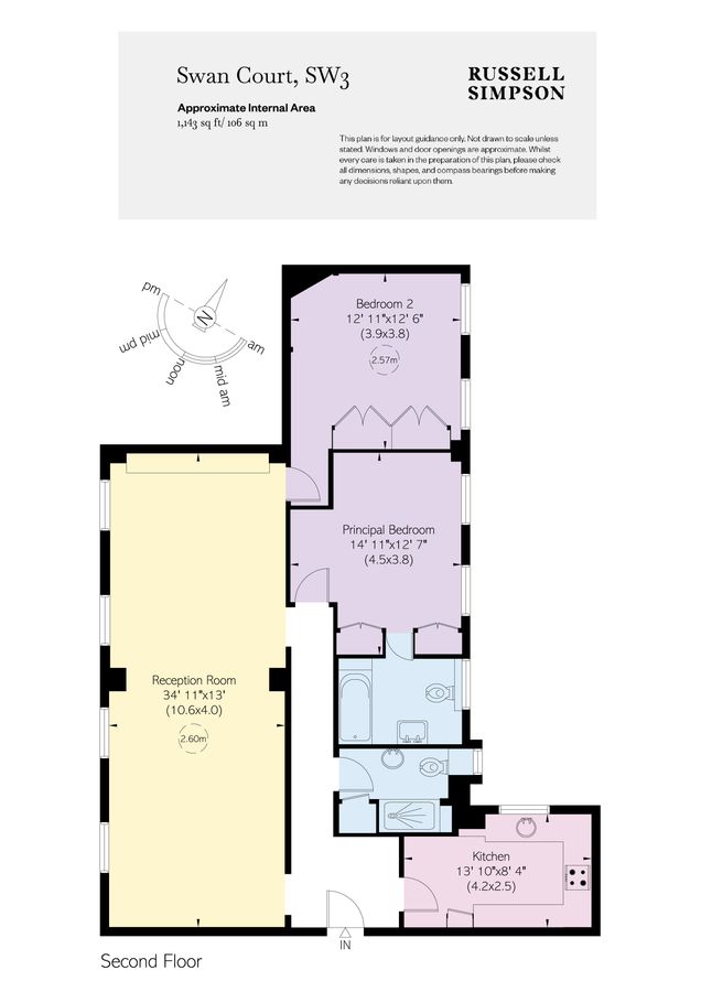 Квартира в Лондоне, Великобритания, 106 м² - фото 9