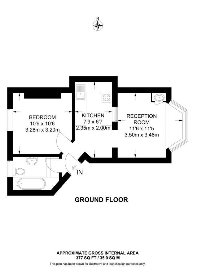 Квартира в Лондоне, Великобритания, 35 м² - фото 9