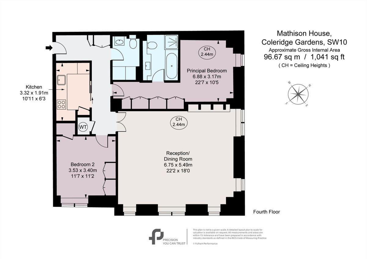 Квартира в Лондоне, Великобритания, 97 м² - фото 10