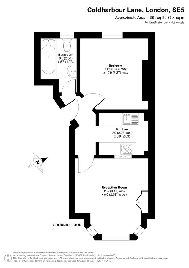 Квартира в Лондоне, Великобритания, 35 м² - фото 10
