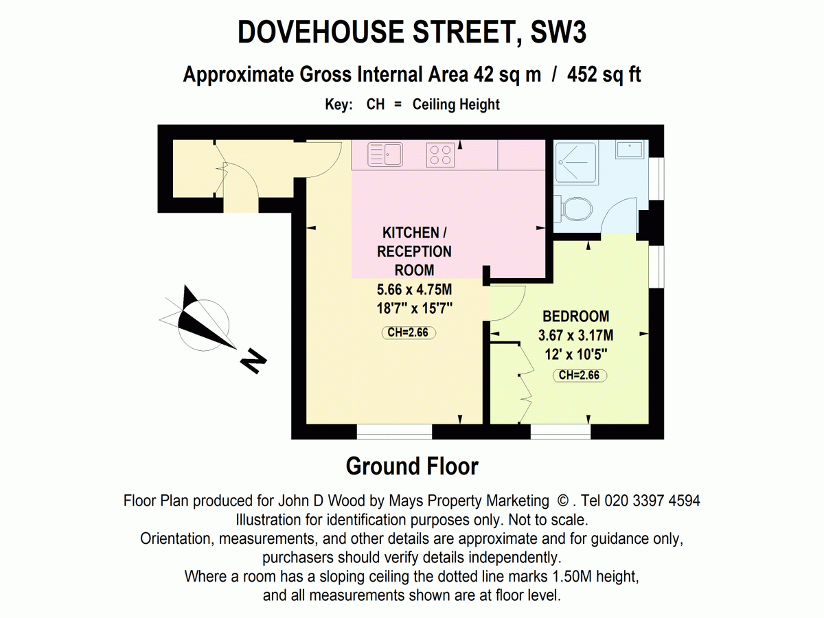 Квартира в Лондоне, Великобритания, 42 м² - фото 9