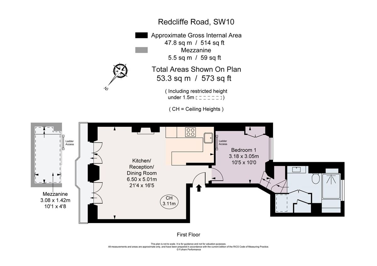 Квартира в Лондоне, Великобритания, 53 м² - фото 10