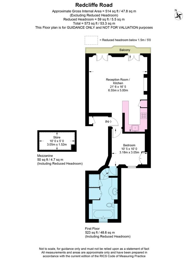 Квартира в Лондоне, Великобритания, 49 м² - фото 11