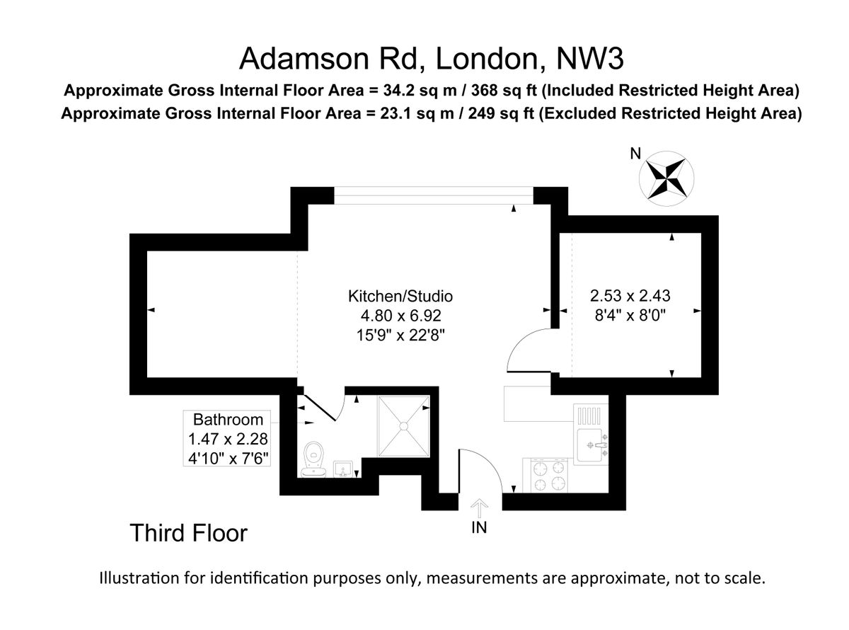 Квартира в Лондоне, Великобритания, 34 м² - фото 11
