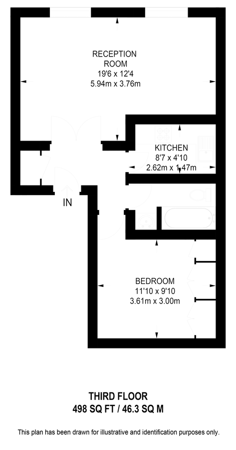 Квартира в Лондоне, Великобритания, 46 м² - фото 12