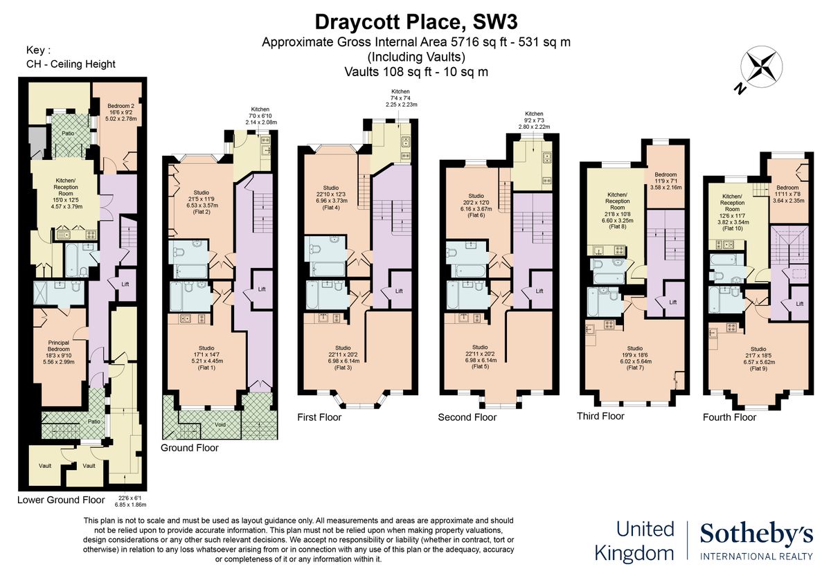 Квартира в Лондоне, Великобритания, 10 м² - фото 12