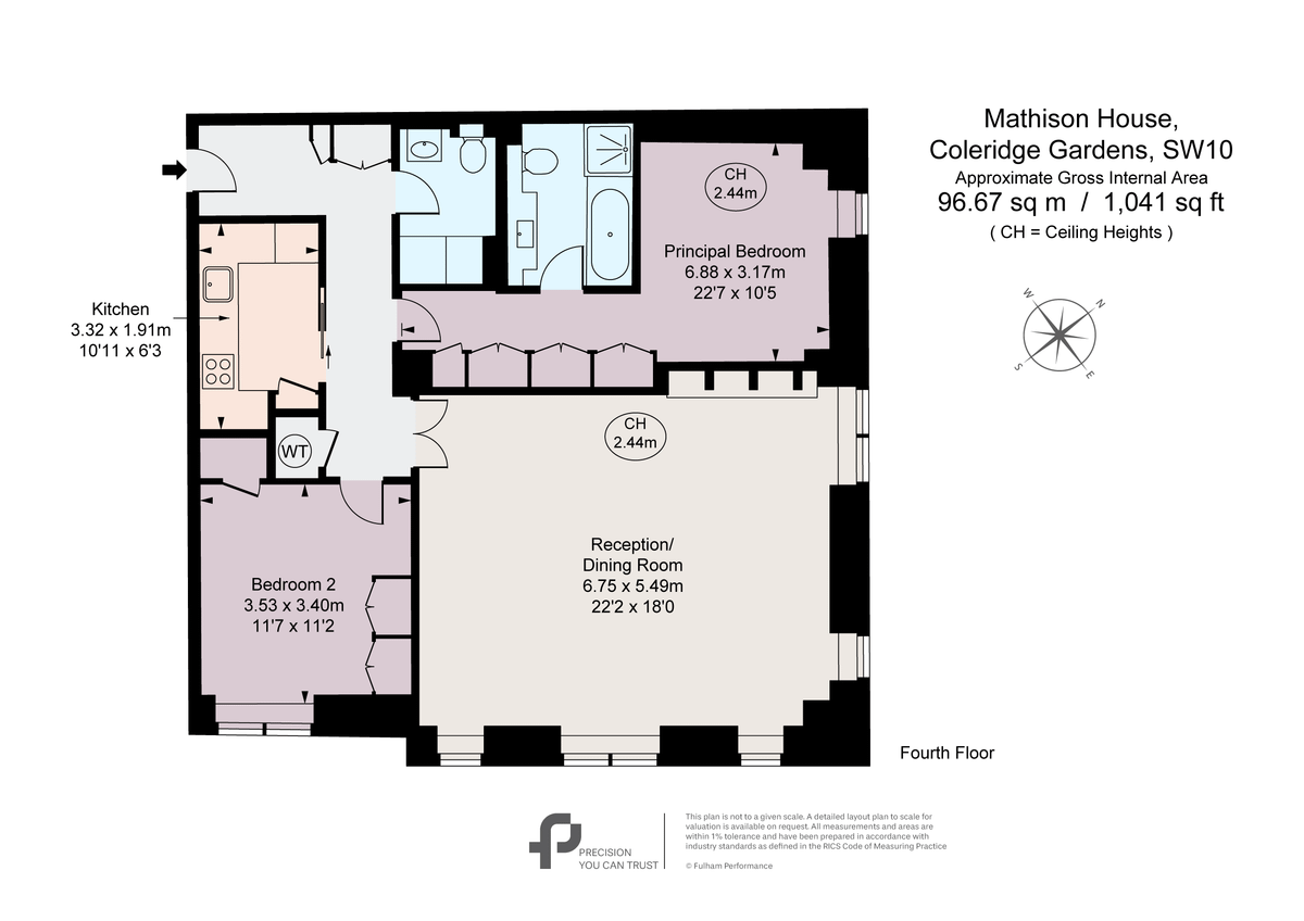 Квартира в Лондоне, Великобритания, 97 м² - фото 13