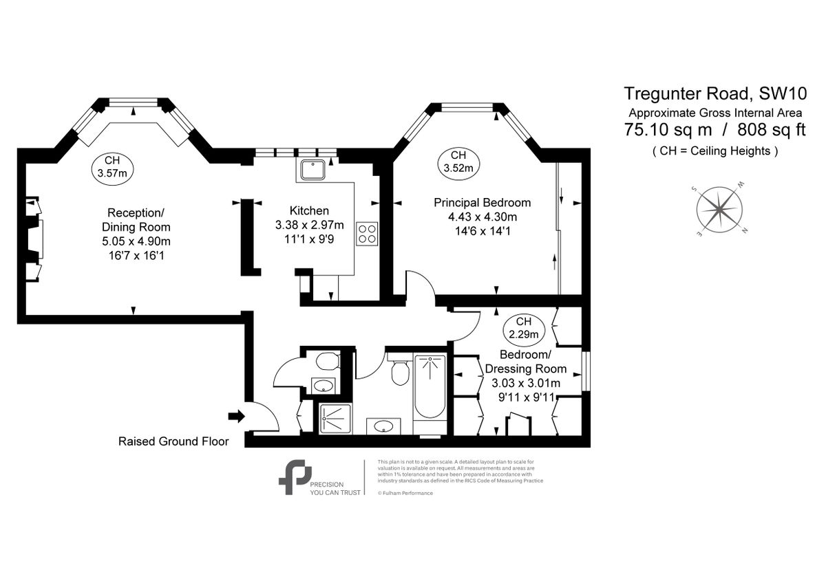 Квартира в Лондоне, Великобритания, 75 м² - фото 13