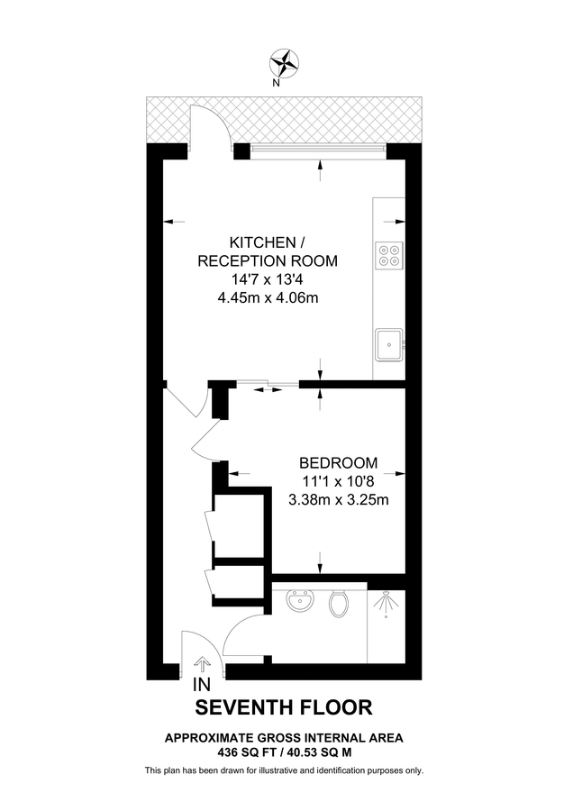 Квартира в Лондоне, Великобритания, 41 м² - фото 13