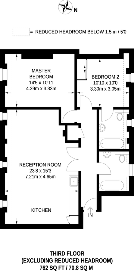 Квартира в Лондоне, Великобритания, 71 м² - фото 13