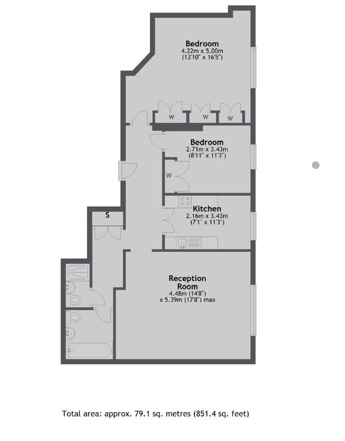 Квартира в Лондоне, Великобритания, 79 м² - фото 14